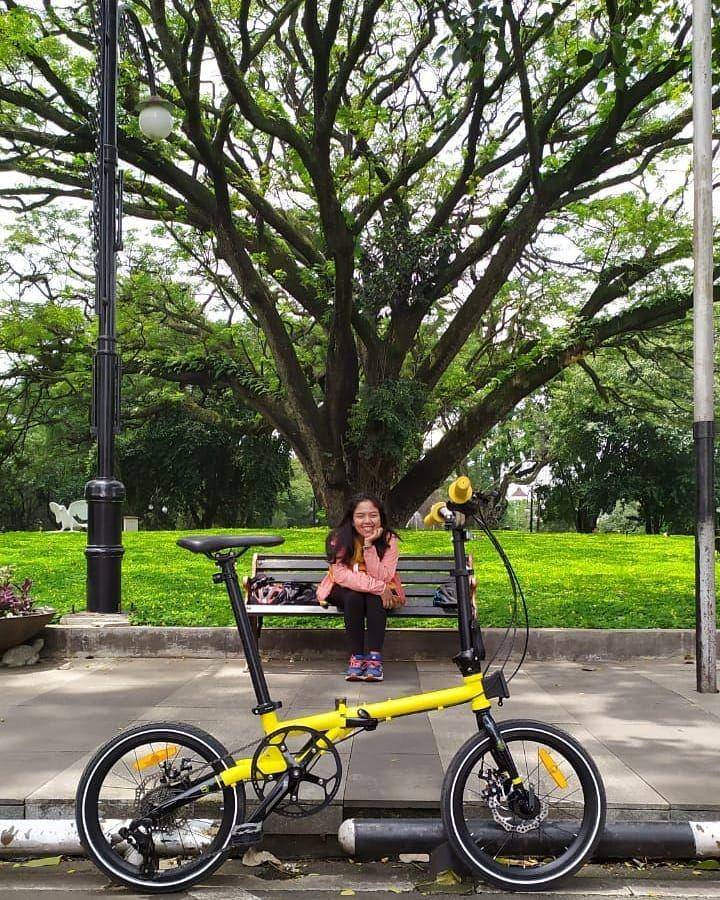 Bersepeda di Balai Kota Bandung (instagram.com/yantisuryaniii)