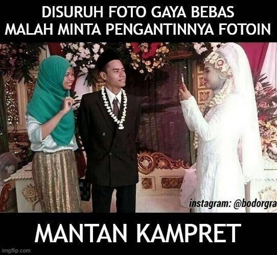 meme foto gaya bebas (instagram.com/bodorgram)