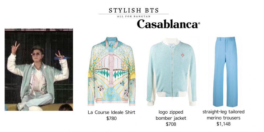 harga fashion item RM BTS di Konser Permission to Dance On Stage (twitter.com/bts_stylish)