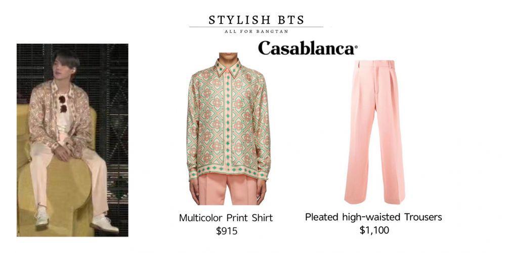 harga fashion item Suga BTS di Konser Permission to Dance On Stage (twitter.com/bts_stylish)