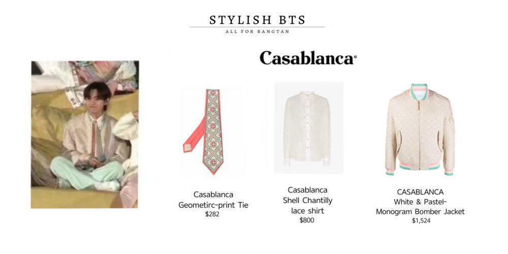 harga fashion item V BTS di Konser Permission to Dance On Stage (twitter.com/bts_stylish)