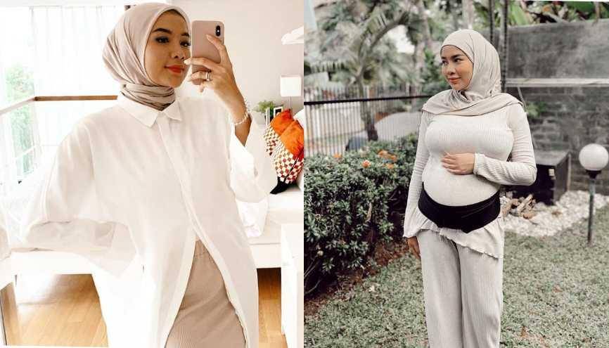 Bumil Panutan, 9 Potret Menawan Dea Rizkita Pamer Baby Bump