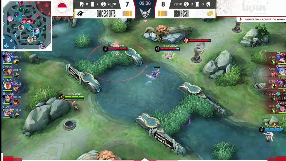 Map menunjukkan Brody bertukar posisi. (YouTube.com/Mobile Legends: Bang Bang Official)