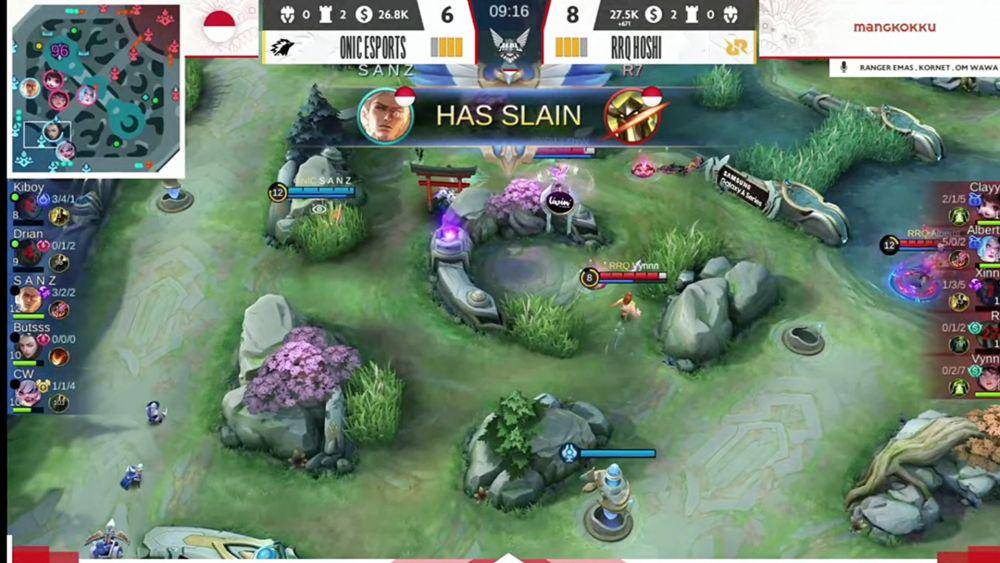 Natan membunuh Uranus dalam duel 1v1. (YouTube.com/Mobile Legends: Bang Bang Official)