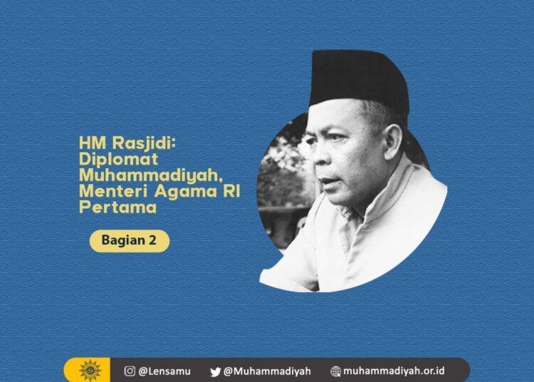 Menteri Agama pertama yang diangkat oleh Sukarno, Haji Mohammad Rasjidi (www.muhammadiyah.or.id)
