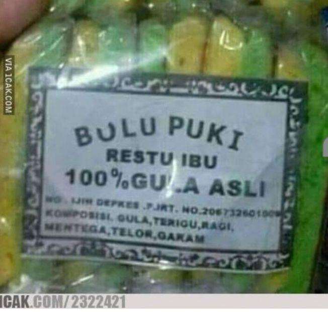 tulisan nyeleneh dibungkus makanan (1cak.com)
