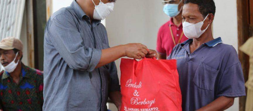 Kondisi rumah warga Dusun Sumber Bakti Desa Sinar Rezeki Kecamatan Jati Agung Kabupaten Lampung Selatan terkena imbas hujan deras disertai angin puting beliung. (IDN Times/Istimewa).