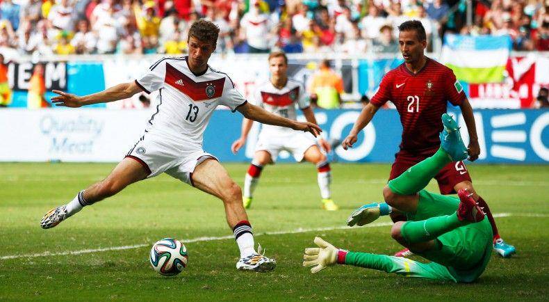 partai Jerman melawan Portugal di Piala Dunia 2014 (footballgate.com)