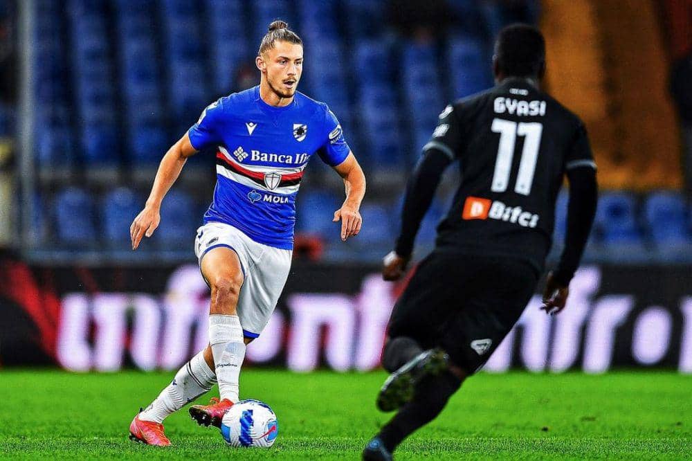 Dragusin saat berkostum Sampdoria (Instagram.com/radudragusin5)