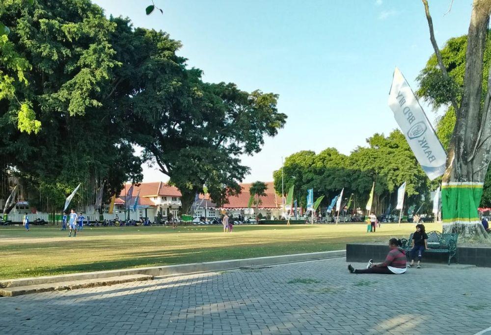 DLH Sleman Teruskan Penataan Jogging Track dan Pedestrian