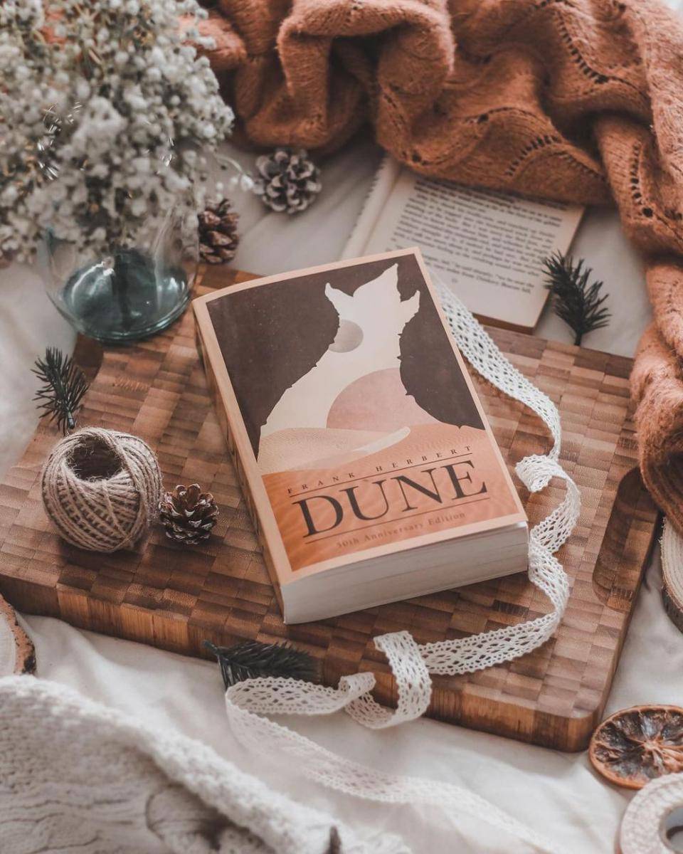 Dune oleh Frank Herbert (instagram.com/alittlebiblio)