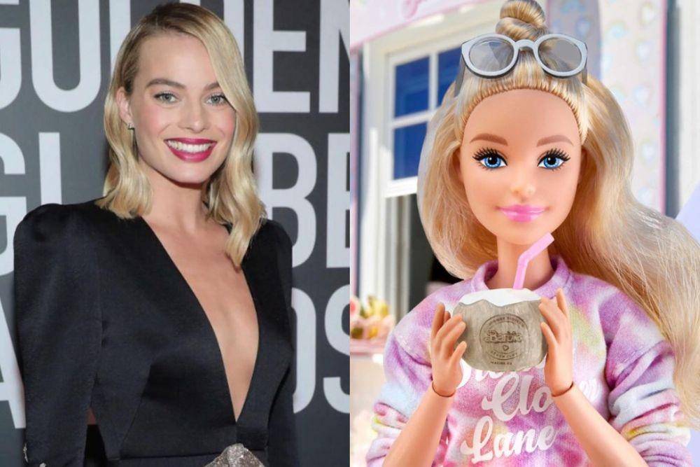 Margot Robbie sebagai Barbie (instagram.com/brycescarlett | instagram.com/barbie)