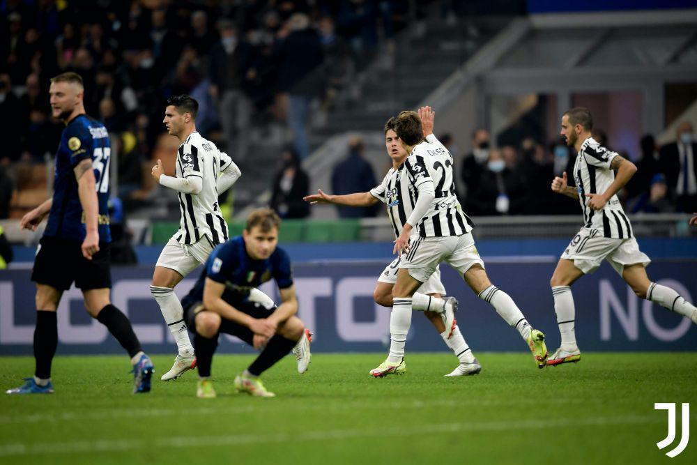 Selebrasi gol para pemain Juventus di Serie A. (twitter.com/juventusfcen)