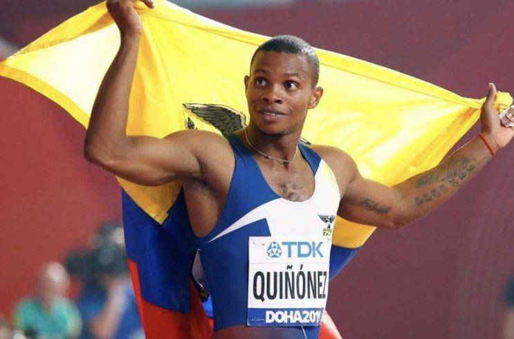 Alex Quinonez saat mengikuti Kejuaraan Atletik di Doha, Qatar tahun 2019. (twitter.com/RobertoGilbert_)