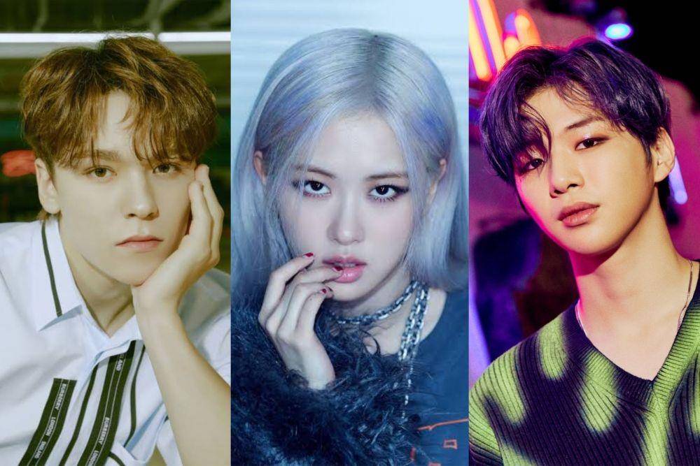 Vernon SEVENTEEN, Rose BLACKPINK, Kang Daniel (dok. Pledis Ent | dok. YG | dok. Konnect Ent)