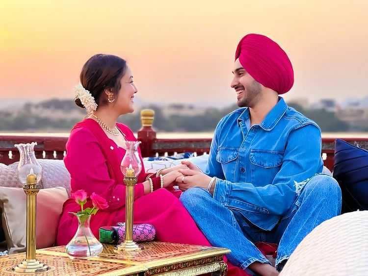 Neha Kakkar dan suami (instagram.com/nehakakkar)