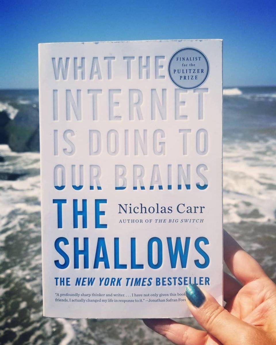 The Shallows oleh Nicholas Carr (instagram.com/pagesandhoops)