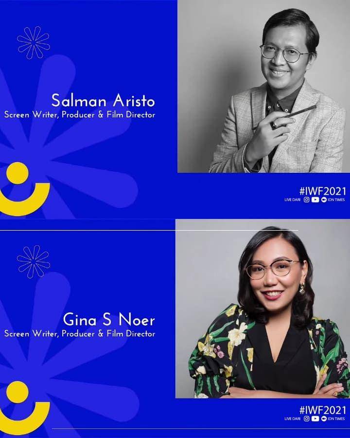 Salman Aristo dan Gina S. Noer (youtube.com/IDN Times)