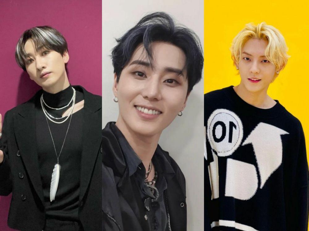 Eunhyuk Super Junior (instagram.com/superjunior) | YoungK DAY6 (instagram.com/from_youngk) | Minhyuk BTOB (instagram.com/hutazone)