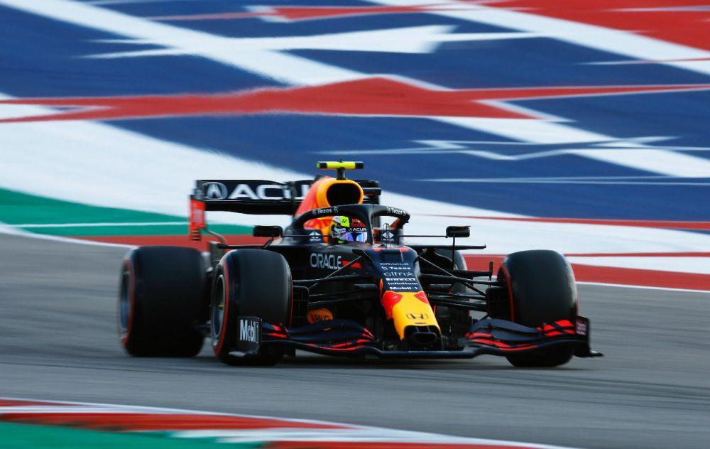 Sergio Perez pada balapan GP Amerika Serikat (twitter.com/SChecoPerez)