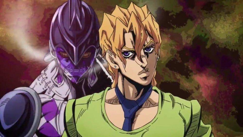 Pannacotta Fugo dan Purple Haze (dok. David Production/JoJo's Bizarre Adventure: Golden Wind)