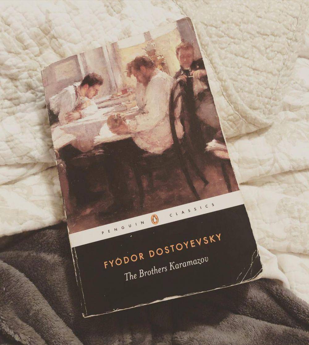 The Brother Karamazov oleh Fyodor Dostoyevsky (instagram.com/thesandrapages)