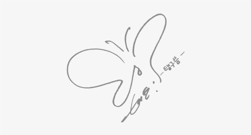 Tanda tangan Taeyeon SNSD (pngkit.com)