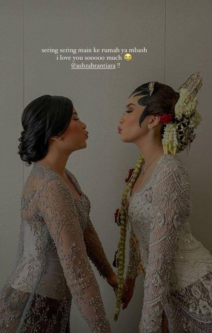 Kebaya dan Makeup Pernikahan Ashilla Zee (instagram.com/shanindyan)