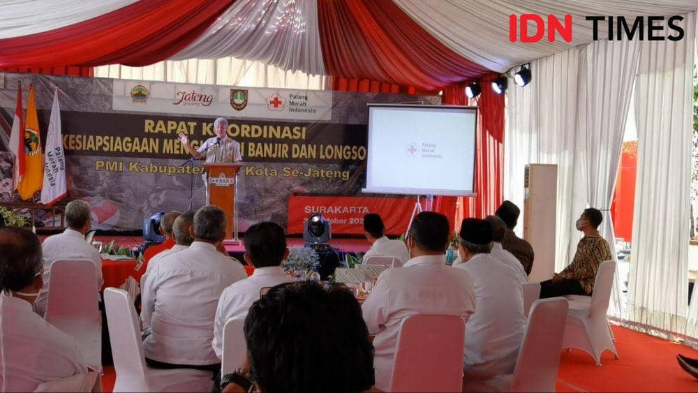 Rakor Kesiapsiagaan mengenai banjir dan lonsor di Solo. IDNTimes/Larasati Rey