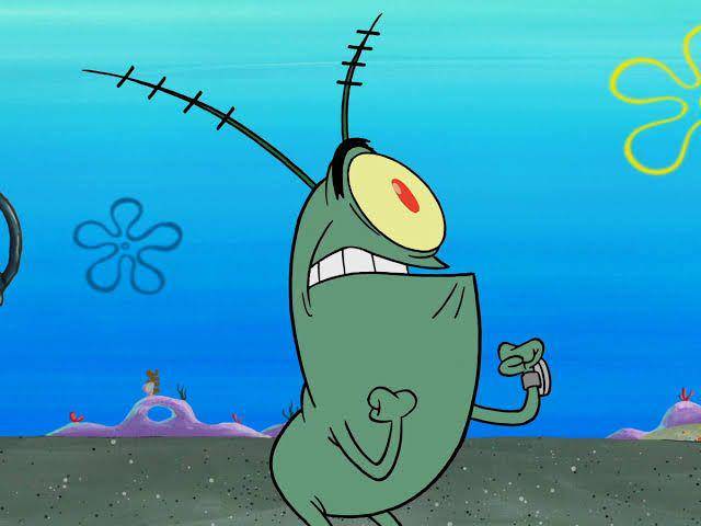 karakter Plankton (dok. Nickelodeon/SpongeBob SquarePants)