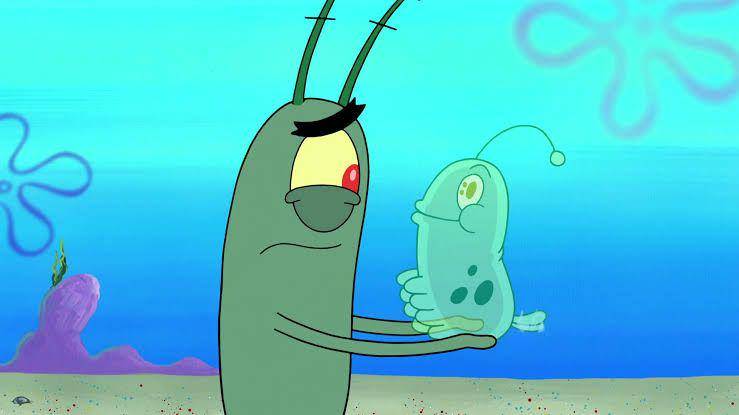 karakter Plankton (dok. Nickelodeon/SpongeBob SquarePants)