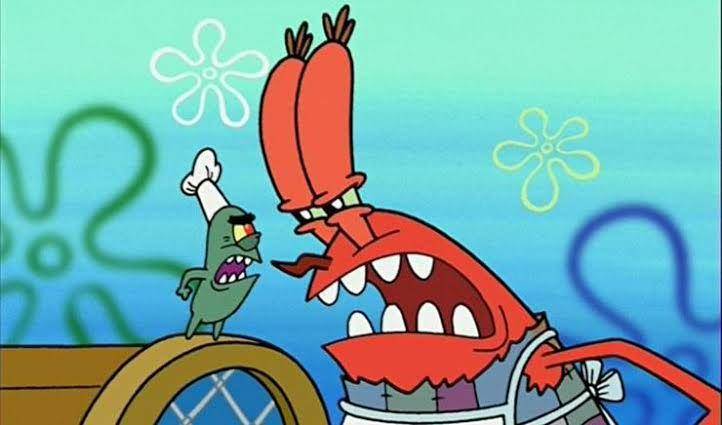 karakter Plankton dan Mr. Krabs (dok. Nickelodeon/SpongeBob SquarePants)