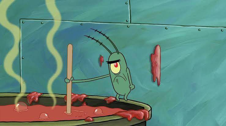 karakter Plankton (dok. Nickelodeon/SpongeBob SquarePants)