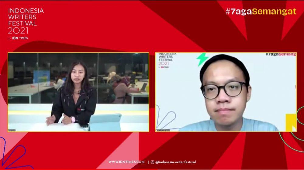 IWF 2021: Pentingnya Menulis untuk Karier Masa Depan bagi Samuel Ray