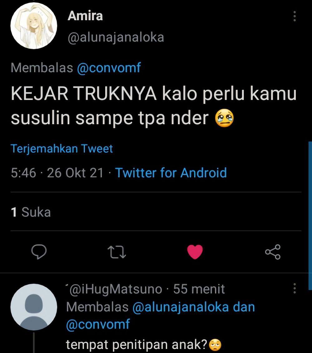 saran selamat hilangkan Tupperware (twitter.com/alunajanaloka)