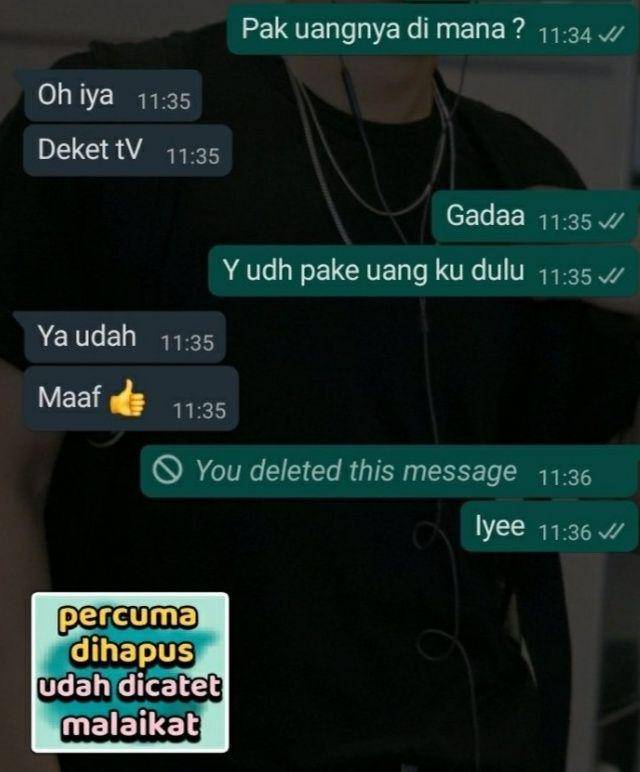 chat lucu salah kirim stiker (twitter.com/txtdariwa)
