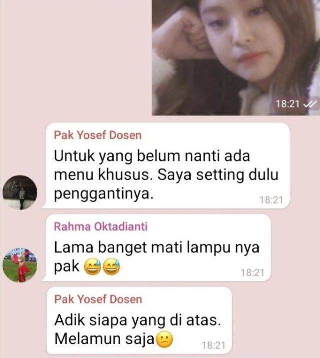 chat lucu salah kirim stiker (twitter.com/txtdariwa)