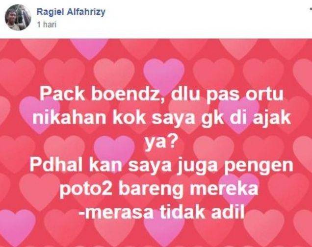 status kocak bapak-bapak (facebook.com/ragielalfahrizy)