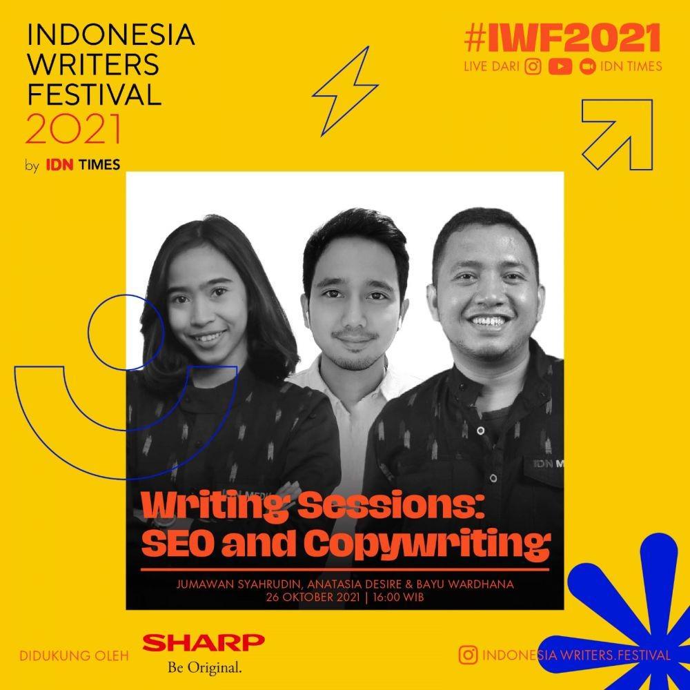 IWF 2021: Ini Nih Pemateri Writing Sessions, SEO and Copywriting