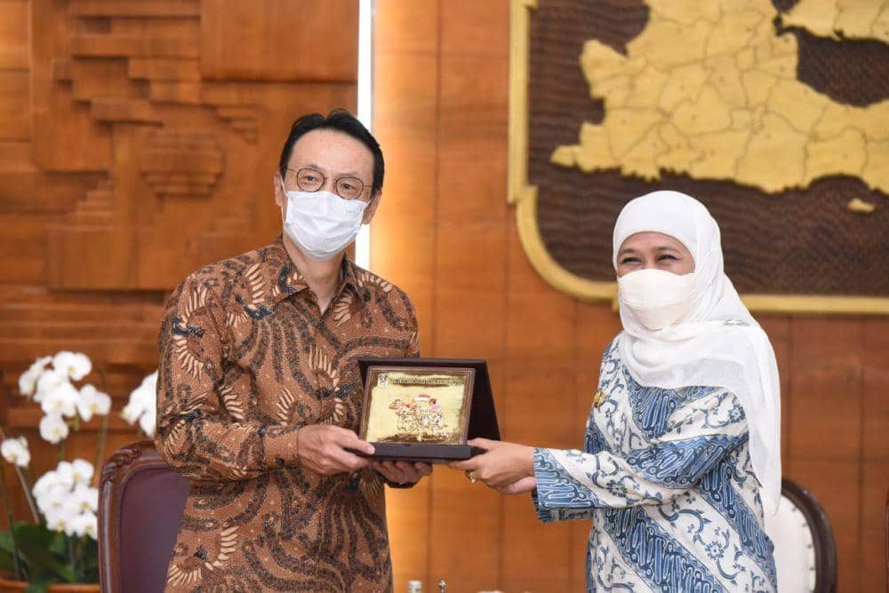 Kunjungan Dubes Jepang ke Gedung Negara Grahadi, Surabaya. Dok. Humas Pemprov Jatim.