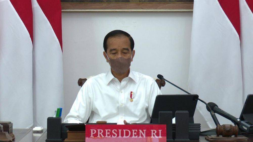 Presiden Jokowi beri arahan kepada Kepala Daerah pada Selasa (26/10/2021). (dok. Biro Pers Kepresidenan)