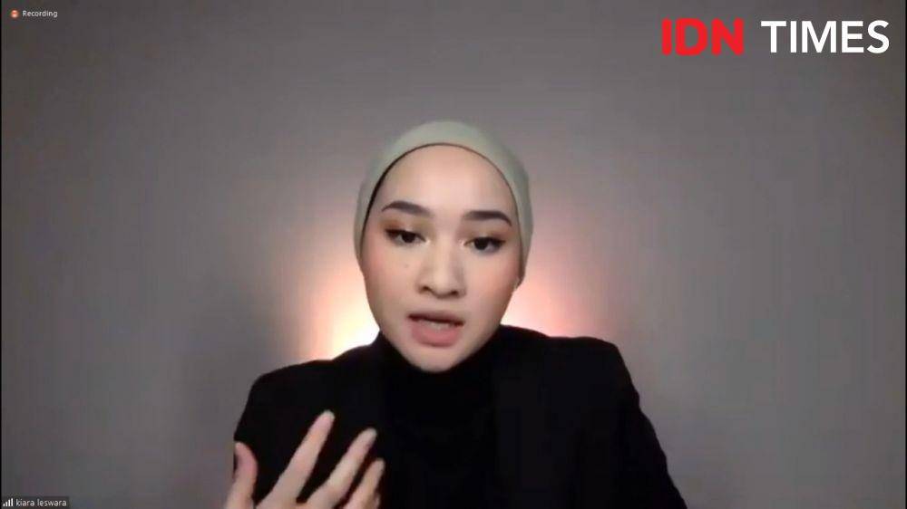 Virtual Media Gathering: Peluncuran Tokopedia Beauty Awards 2021 dan Makeup Class. Senin (25/10/2021). (IDN Times/Annisa Nisrina)