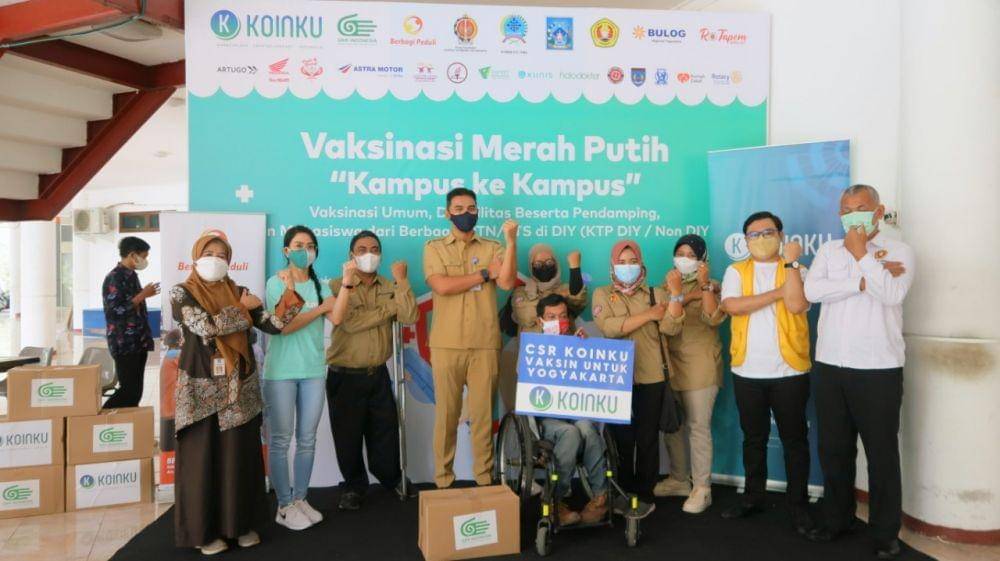 KOINKU Gelar vaksinasi untuk difabel dan masyarakat. Dok/KOINKU