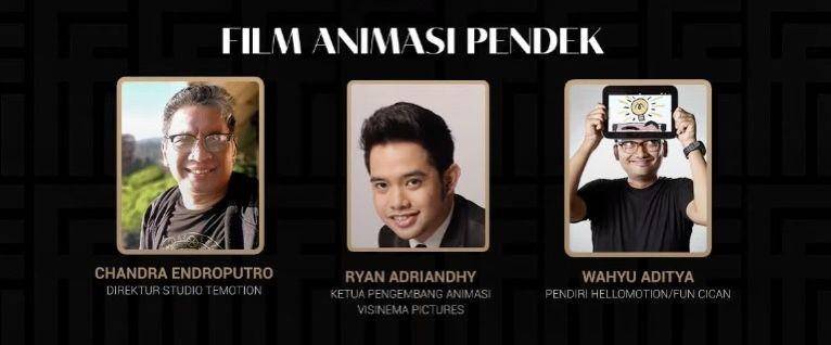 daftar juri film animasi pendek (dok. Festival Film Indonesia)