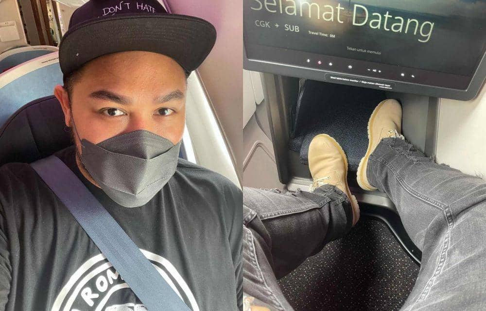Artis foto di dalam pesawat (Instagram.com/ivan_gunawan/)