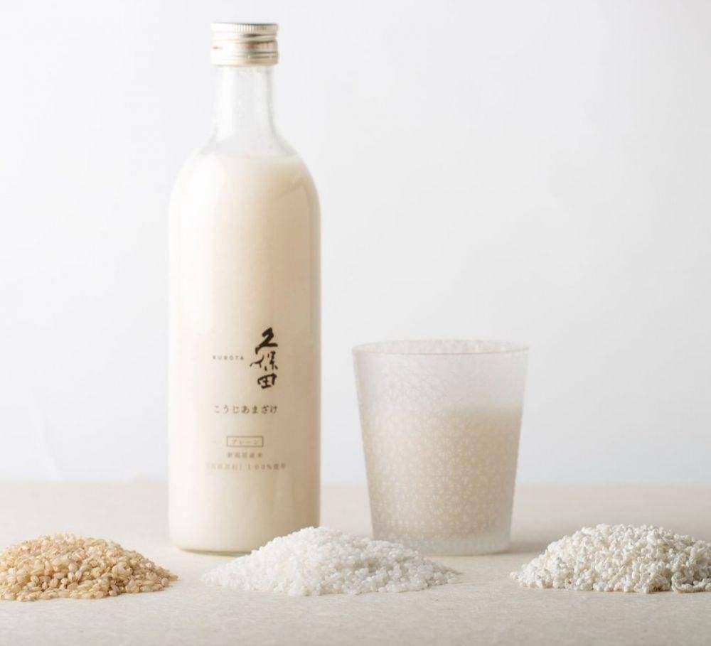ilustrasi minuman amazake (instagram.com/asahi_shuzo_jp)
