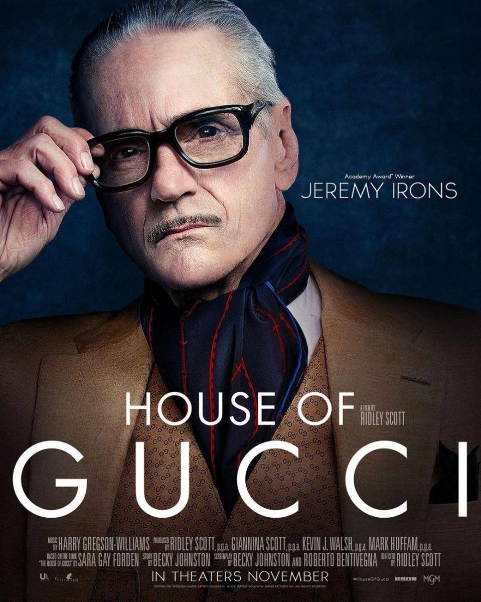 potret Jeremy Irons (instagram.com/houseofguccimovie)