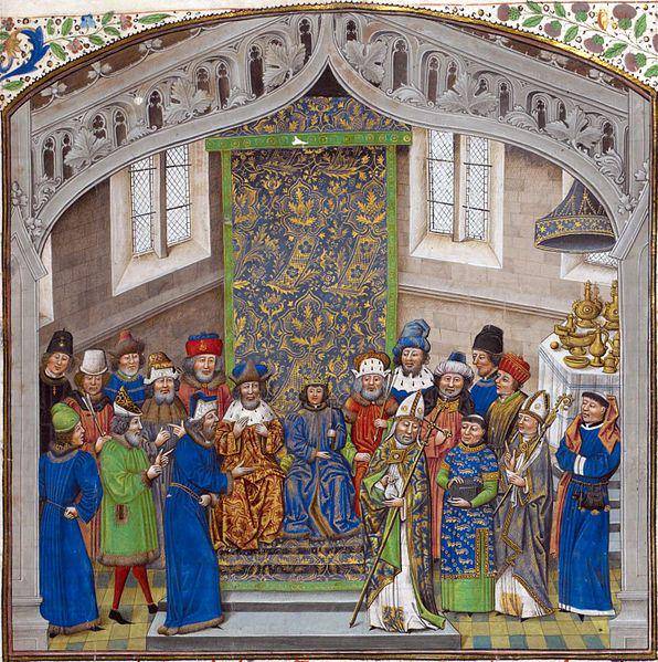 Richard II setelah penobatannya di abad ke-15 (British Library/Wikimedia Commons)