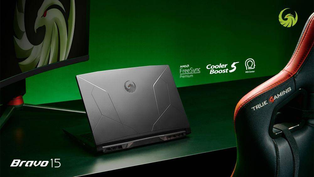 Laptop gaming keluaran MSI terbaru, Brava 15.  (Dok. MSI)