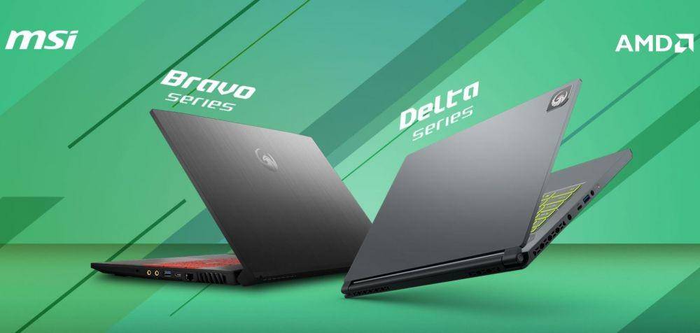 Laptop gaming keluaran MSI terbaru, Brava 15 dan Delta 15. (Dok. MSI)